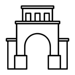 Archway Icon Outline