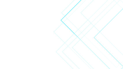 Obraz premium Abstract minimalist background with geometric squares with blue lines. Design for brochure, website, flyer. Blue Futuristic architectural concept with Isometric squares & Geometric line design. 