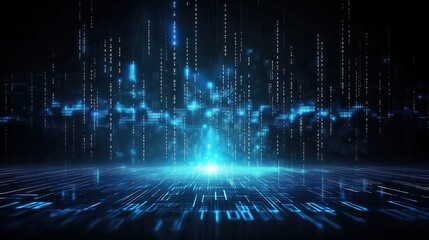 Abstract digital data visualization