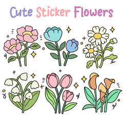 vector bouquet of flowers