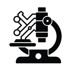 ai powered microscope icon