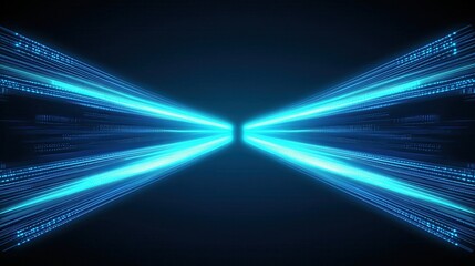 Digital data streams converging