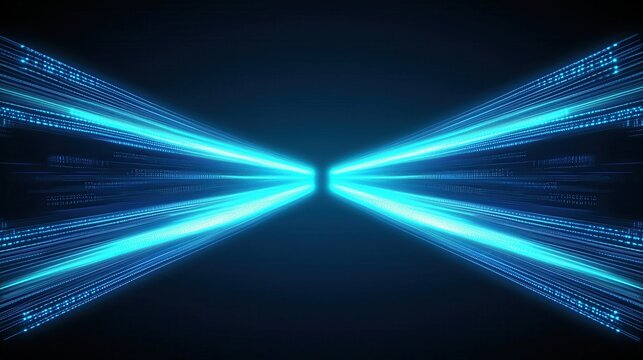 Digital data streams converging - Powered by Adobe