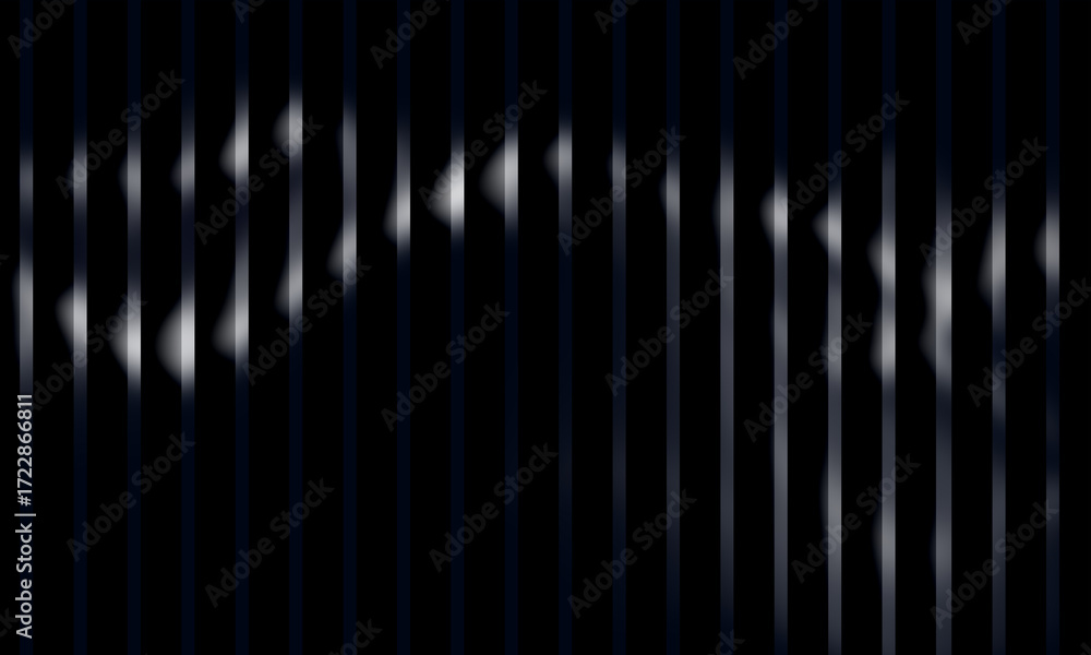 Wall mural abstract technology background with a glowing digital signal, sound wave, or data visualization disp