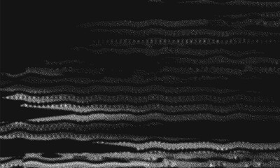 Obraz premium Glitch background. VHS grunge texture with noise effect and pixelation. Analog video digital errors. Retro pixel backdrop. Vector illustration.