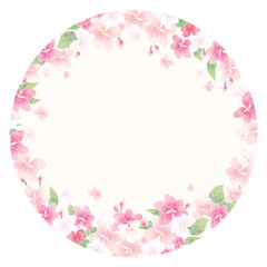 Apple blossom frame/background(vector)