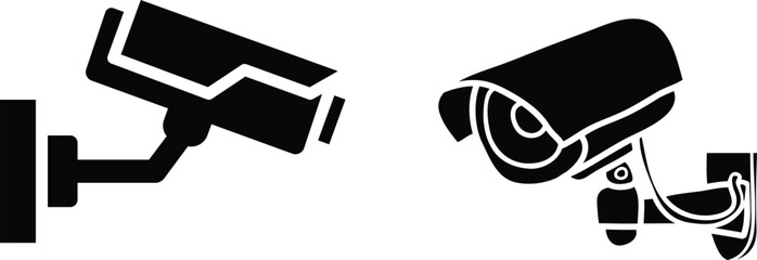 CCTV Dome Camera Vector , Security Icon Illustration