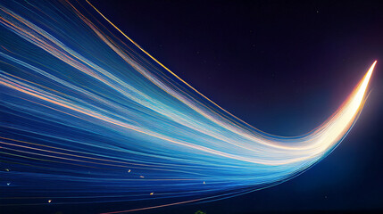 Luminous Comet Tail Texture

