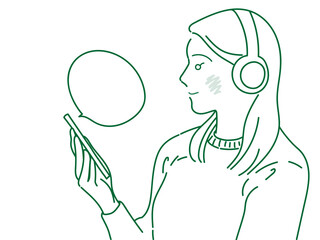 イラスト　女性