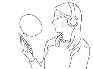 イラスト　女性