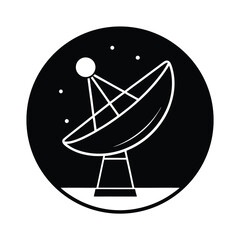 AI Satellite Dish Icon