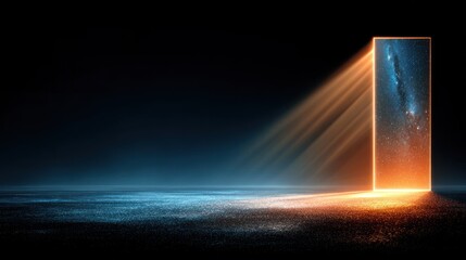 Abstract portal of light