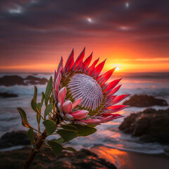Did you know? 🌺 The King Protea, South Africa’s national flower, has flower heads that can grow as large as dinner plates, symbolizing transformation and courage.