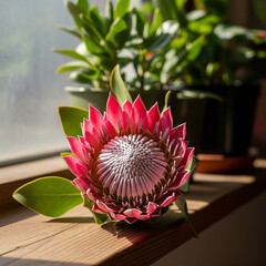 Did you know? 🌺 The King Protea, South Africa’s national flower, has flower heads that can grow as large as dinner plates, symbolizing transformation and courage.