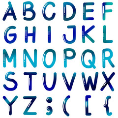 Colorful Artistic Alphabet Letters Set – Creative Decorative Font Design