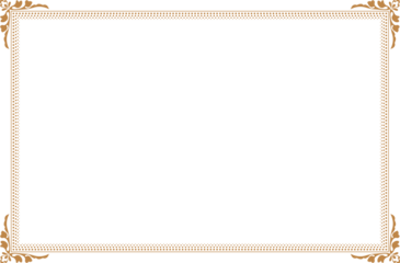 Elements of ornate vintage frames. Border gold lines isolated swirls motifs. Design print for greeting cards, wedding invitations, restaurant menu, royal certificates. Set 999
