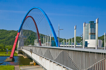 Fototapeta premium Daejeon Expo bridge in Daejeon city, South Korea.