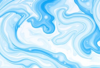 Swirling blue and white watercolor texture, evoking serenity, blue background, sky blue