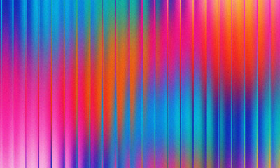 Abstract background featuring vertical lines with a gradient of vibrant colors throughout image, bright artistic stripes, modern colorful design, dynamic texture effect