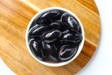 Pickled Chinese black olive in brine