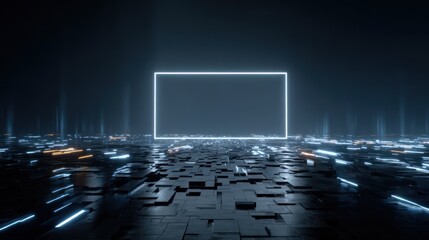 Futuristic empty frame technology