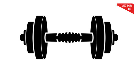 Elevate your health with this simple dumbbell illustration weight training gear