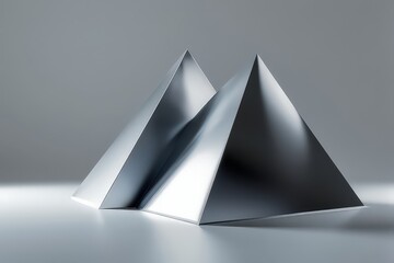 Abstract Geometric Pyramid