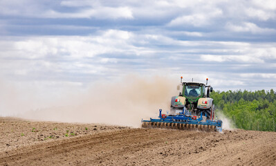 Trailer Hitch for tractors and combines. Trailers for agricultural machinery. Disc harrow Cultivator for agricultural machinery for tractors