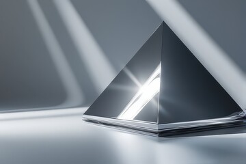 Abstract Geometric Pyramid