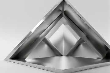 Abstract Geometric Pyramid