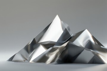 Abstract Geometric Pyramid