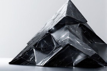 Abstract Geometric Pyramid