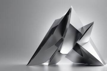 Abstract Geometric Pyramid