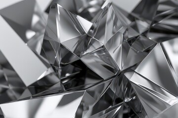 Abstract Geometric Pyramid