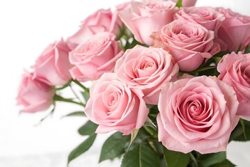 Bouquet of pink roses