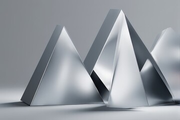 Abstract Geometric Pyramid