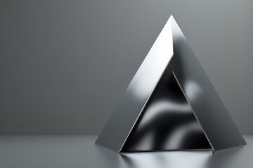 Abstract Geometric Pyramid