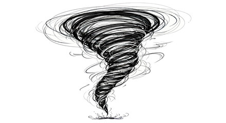 Dynamic abstract rendering showcasing turbulent movement and vortex energy displayed with an