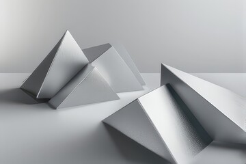 Abstract Geometric Pyramid