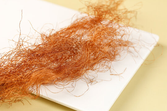 Dried Corn Silk Threads for Herbal Tea Brewing and Natural Health Remedies