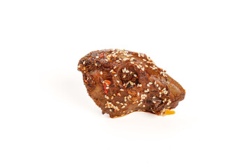 Spicy Marinated Rabbit Head Shuangliu Style Chinese Cuisine Traditional Dish