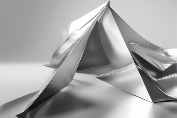 Abstract Geometric Pyramid