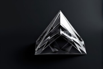 Abstract Geometric Pyramid