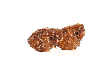 Spicy Shuangliu Rabbit Head Chinese Street Food with Sesame Seeds Traditional Asian Cuisine