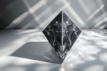 Abstract Geometric Pyramid