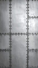 Naklejka premium Metal panels with rivets