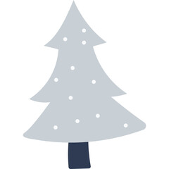Fototapeta premium Hand drawn Winter Tree