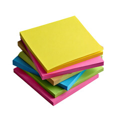 Stack of colorful sticky notes (4)