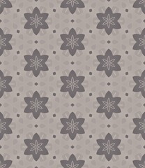 Seamless ornate vintage damask pattern with floral ornament, perfect for wallpaper, fabric, or other decorative art