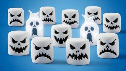 Spooky Halloween Marshmallows Ghoulish Treats for a Frightful Feast